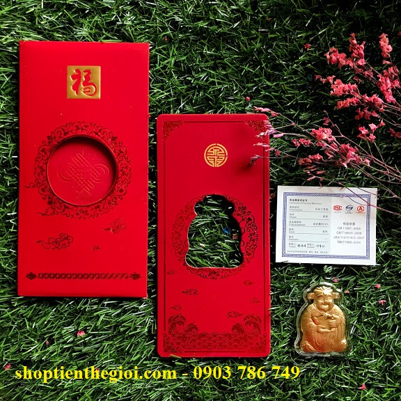 bao lì xì mạ vàng 24k